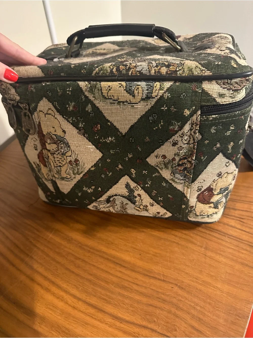 Vintage Disney Tapestry Travel Case